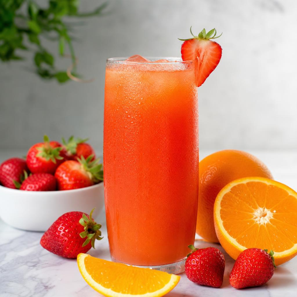 Orange & Strawberry Juice